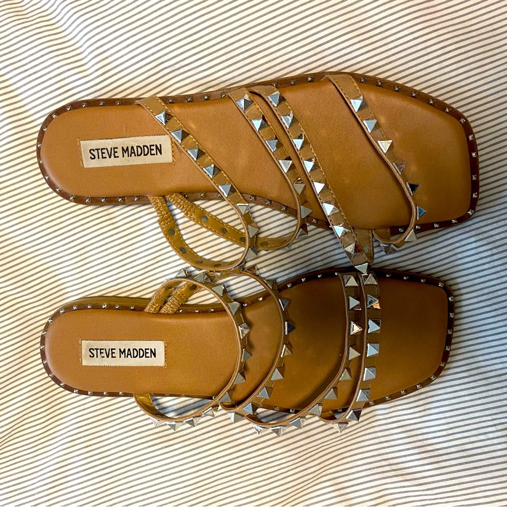 Steve madden studded sandals